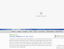 Tablet Screenshot of kammavarsnmmatric.com